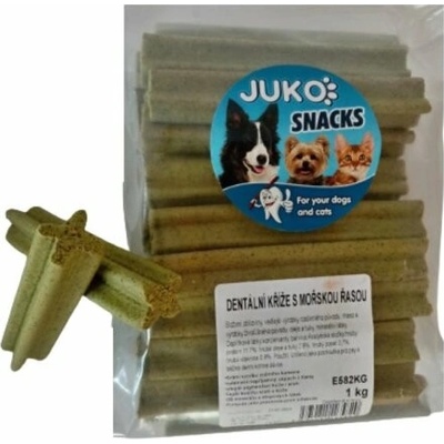 JUKO Dentální kříž Snacks mořská řasa 1 kg