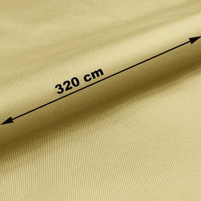 Nepremokavá látka Oxford Teflon, šírka 320 cm, Béžová