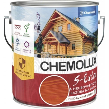 Chemolux S 1025 extra 2,5 l gaštan
