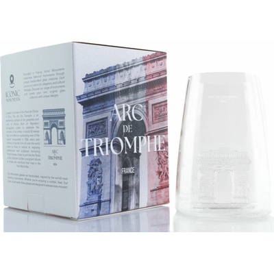 Alaskan Maker Designová křišťálová sklenice Monument Vítězný oblouk 450 ml