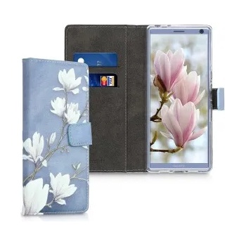 kwmobile Флип калъф за Sony Xperia 10 Plus - сив