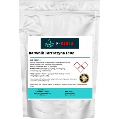 Tartrazin Potravinářské barvivo E102 pro cukrářství 500 g