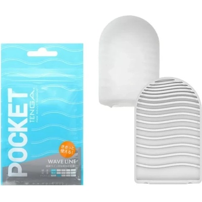 Джобен мастурбатор, безкрайни вълни - Pocket Tenga Wave Line (TENGA00208)