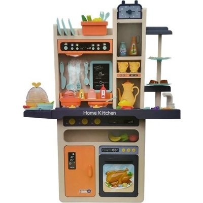 LEAN TOYS Veľká kuchynka s príslušenstvom pastelová