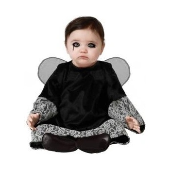 BigBuy Carnival Маскировъчен костюм за бебета Ангел Черен Размер 12-24 месеца