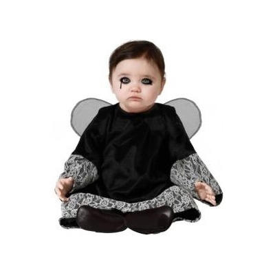 BigBuy Carnival Маскировъчен костюм за бебета Ангел Черен Размер 12-24 месеца