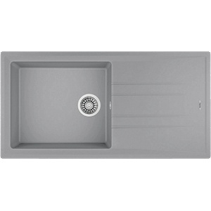 Teka Гранитна мивка, обръщаема, за шкаф 60 см Stone 60 L-TG СИВ МЕТАЛИК (М.1020.СМ) - xmall Мивка за вграждане