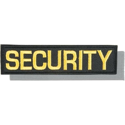 Nášivka: SECURITY [malá] černá | žlutá