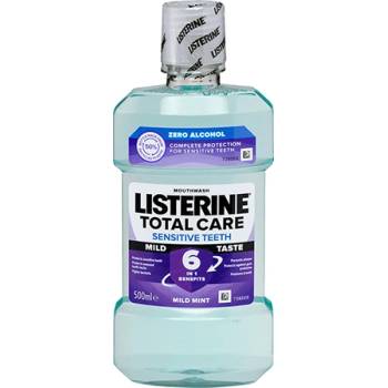 LISTERINE Total Care Sensitive Teeth Mild Taste Mouthwash вода за уста 500 мл унисекс 1 бр