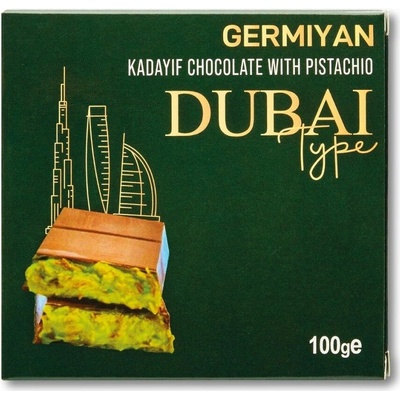 Germiyan Dubajská čokoláda s pistáciovým krémom 100 g