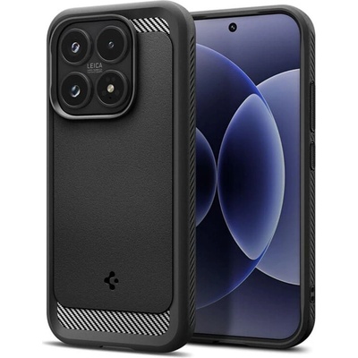 Spigen Противоударен Калъф за Xiaomi 17, Spigen Rugged Armor Case, Черен (ACS10458)