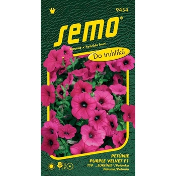 Semo Petunia previsnutá - Purple Velvet F1 (typ surfinie) 10p