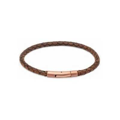 Unique Pánsky kožený náramok brown B503DB
