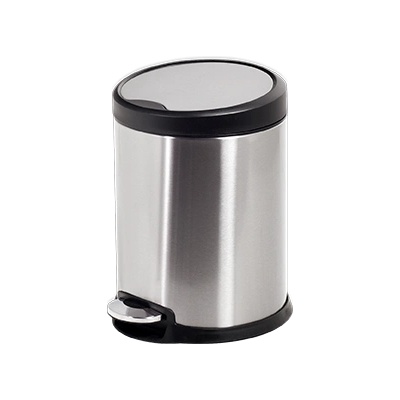 HORECANO G-Кош с педал 20L инокс с черен кант Ø31xh45.5cm (11607-HF002) (0185139)