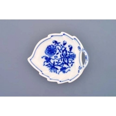 Český porcelán Dubí miska list mini 10215 Cibulák 8 cm