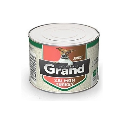 Grand Junior deluxe 100% Losos & Morka 180 g