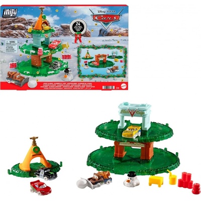 Mattel HXT34 Cars Mini auta Adventní kalendář 2024