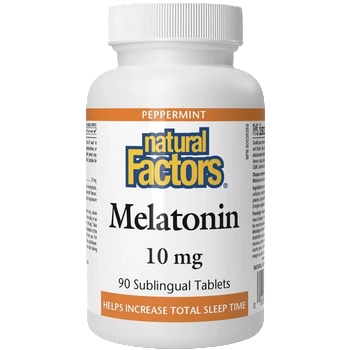 Image 1 of Natural Factors Melatonin 10 mg, 90 Tablets