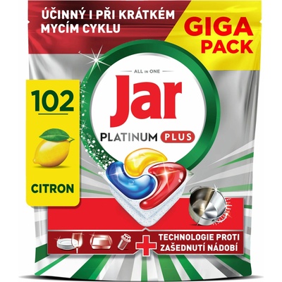 Jar kapsle do myčky Platinum Plus Yellow 102 ks – Zboží Mobilmania