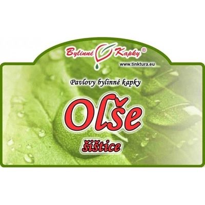 Bylinné kapky Olše šištice tinktura 50 ml