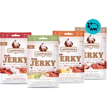 Lionfood Vepřové Jerky Starter pack 4 x 25 g