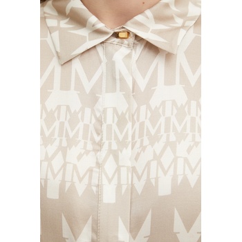 GUESS Риза Marciano Guess MELISSA дамска в бежово със стандартна кройка с класическа яка 5GGH32 7298A (5GGH32.7298A)