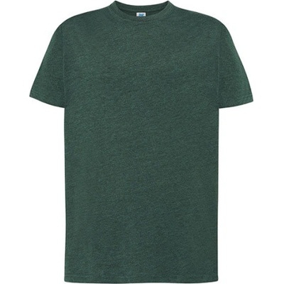 JHK pánske tričko JHK150 bottle green heather
