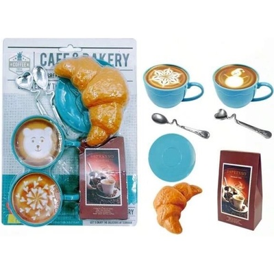 Teddies Комплект за кафе с аксесоари пластмаса 17x23см