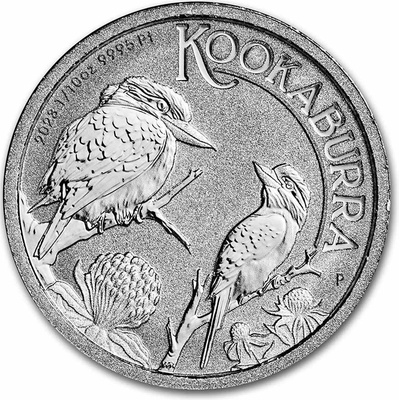 Perth Mint platinová mince Austrálie Kookaburra $15 2023 BU 1/10 oz