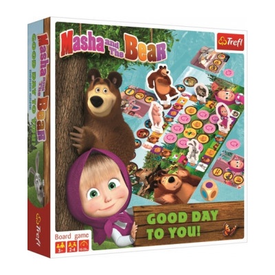 Hra Máša a medvěd Krásný den!