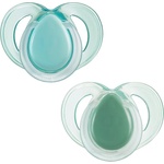 Tommee Tippee Залъгалки NIGHT TIME 18-36м, 2 бр. /оп. , зелен (Night Time)