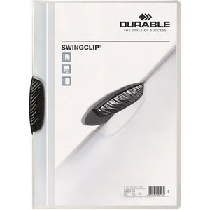DURABLE Издръжлива папка с клипс Swingclip A4 за 30 листа в черно (226001)