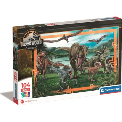 Clementoni - Puzzle Jurassic World maxi - 100 piese