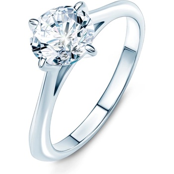 SAVICKI Годежен пръстен The Light: бяло злато, диамант