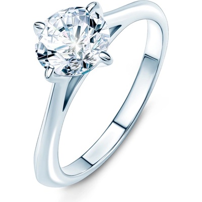 SAVICKI Годежен пръстен The Light: бяло злато, диамант