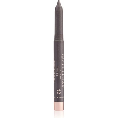 Collistar Twist Stylo dlhotrvajúce očné tiene v ceruzke vodeodolné 12 Smoky Gaze 1,4 g