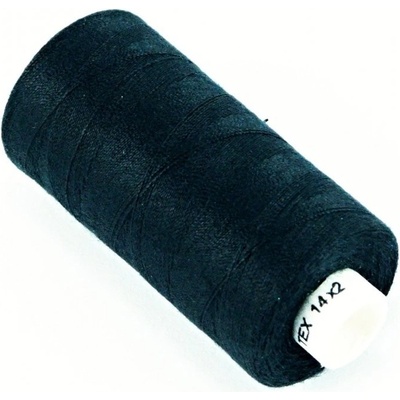 Niť Unipoly - 100% polyester - čierna - 500m