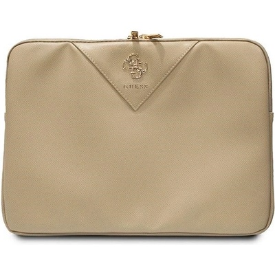 GUESS Guess Triangle 4G Калъф за лаптоп, 14", златист