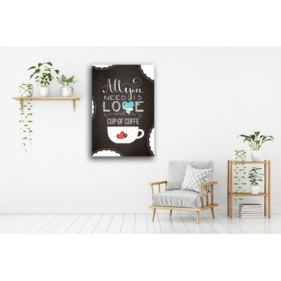 Divio Obraz na plátně káva, vzor 12226 Velikost: 60x120 cm