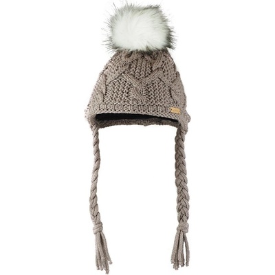 Bontis dívčí čepice s kožešinovou bambulí Kašmírová
