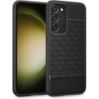 Spigen Противоударен Калъф за Samsung S23 Plus, Spigen Caseology Parallax, Черен (ACS05703)
