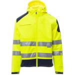 PAYPER shine 2.0 fluo s00235-0090 / Светлоотразително софтшел яке с качулка - жълто/тъмносиньо l (s00235009001014l)