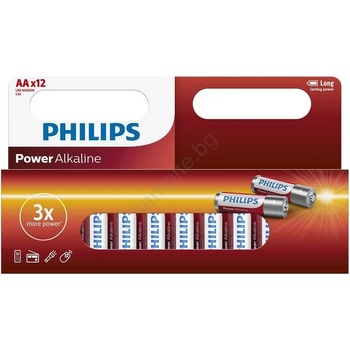 Image 1 of Philips LR6P12W/10 - 12 бр. Алкална батерия AA POWER ALKALINE 1, 5V 2600mAh (P2205)