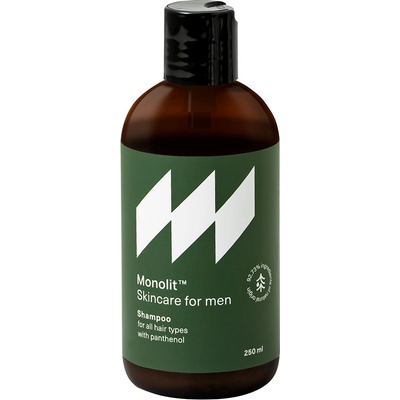 Monolith Starostlivosť o pleť man šampón s panthenolom pre všetky typy vlasov 250 ml