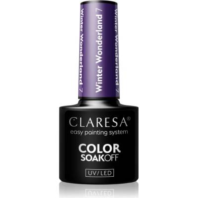 Claresa SoakOff UV/LED Color Winter Wonderland гел лак за нокти цвят 7 5 гр