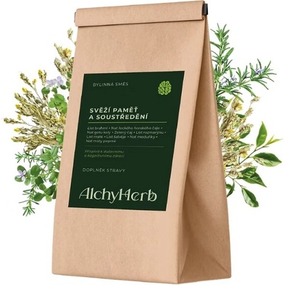 AlchyHerb Svěží paměť a soustředění čajová směs 50 g