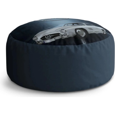 Sablio Okrúhly taburet Circle Mercedes-Benz 300 SL V lese: 38x48 cm