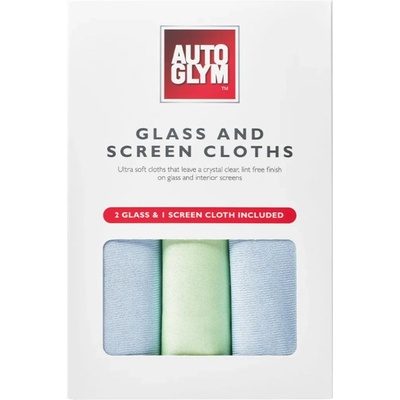 Autoglym Glass and Screen Cloths 3 ks