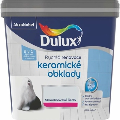 Dulux Renovace keramické obklady skandinávská šedá 0,75 l