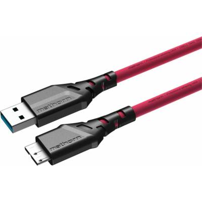Mathorn MTC-220M 10Gbps USB A - MicroB 2m purpurový